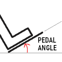 PEDAL ANGLE